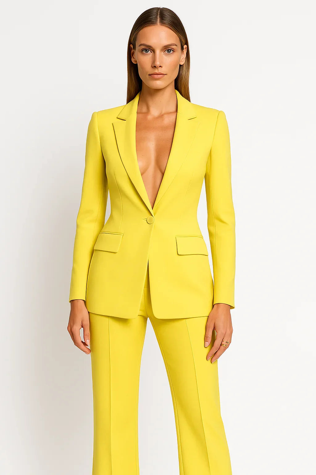 Soft Fabric Blazer and Pants Set for Women — Office & Evening - image 2