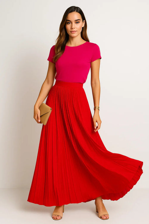 Lightweight Pleated Skirt for Women — Elegant & Comfortable for Summer - image 2